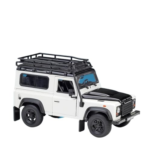 GUOXUN Maßstab 1:24 Geeignet Für LR Defender ORV Simulationsautomodell Aus Legierung(Retro Edition White) von GUOXUN