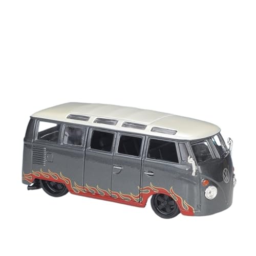 GUOXUN Maßstab 1:25 Für VW Van Samba Legierung Druckguss-Prozess Simulation Automodell(Chrome) von GUOXUN