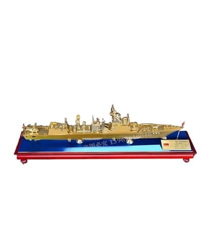 GUOXUN Reines Kupfer Schiff Modell 052C Zerstörer Jinan 171 Haikou Legierung Kriegsschiff(53cm) von GUOXUN