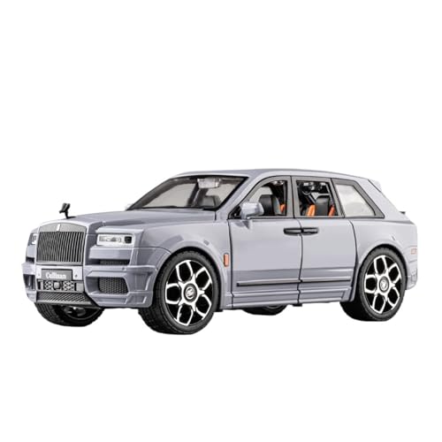 GUOXUN Simulation 1:20 Für Cullinan Legierung Auto Modell Ornamente Rolls-Royce Limousine Auto Modell Geschenk(1:20 Silver) von GUOXUN