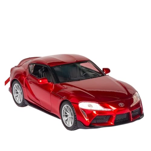 GUOXUN Spielzeugauto 1/32 Zurück Spielzeugauto Mit Ton Und Licht Für Kinder Geschenk Für Supercar Modellauto Zinklegierung Ziehen(Red) von GUOXUN