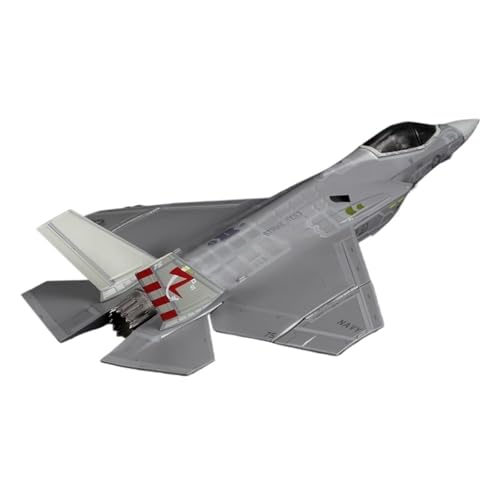 GUOXUN US Military Based Aircraft Fighter Metal Military Model Swing For 1:72F35A Fighter Model Simulation Aircraft Alloy Lightning (F35C2) von GUOXUN