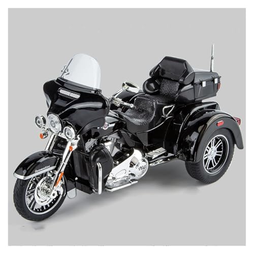 GUOXUN Verhältnis 1:9 Geeignet Für Harley-Davidson Tri Glide Ultra Alloy Druckguss-Automodell Multifunktions-Simulationsauto-Spielzeug(Black) von GUOXUN