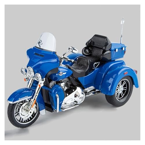 GUOXUN Verhältnis 1:9 Geeignet Für Harley-Davidson Tri Glide Ultra Alloy Druckguss-Automodell Multifunktions-Simulationsauto-Spielzeug(Blue) von GUOXUN