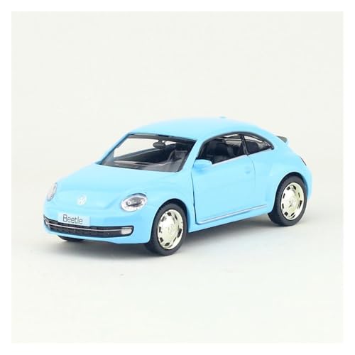 Geeignet Für: VW New Beetle, Maßstab 1:36, Druckgusslegierung, Zu Öffnende Tür, Drehbares Automodell, Spielzeug, Sammlerstück(Blue) von GUOXUN