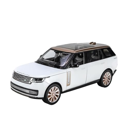 Große Größe Auto Modell 1:18 Legierung Spielzeug Auto Modell Für Kinder Sammler-Simulationsmodell (White) von GUOXUN