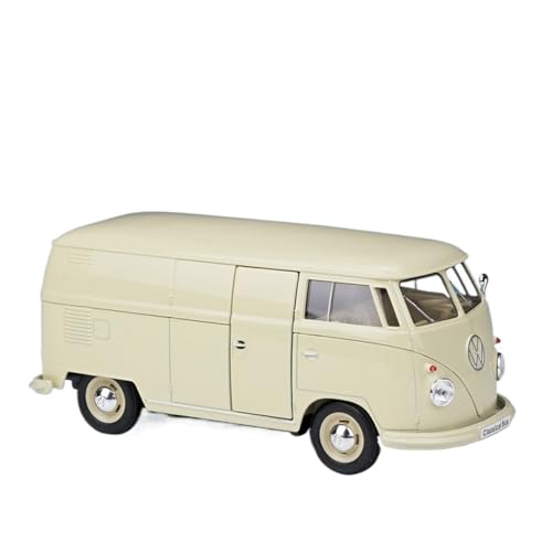 Maßstab 1:24 Geeignet Für 1963 VW T1 Bus Klassische Simulation Legierung Automodell Sammlung Ornamente(Beige) von GUOXUN