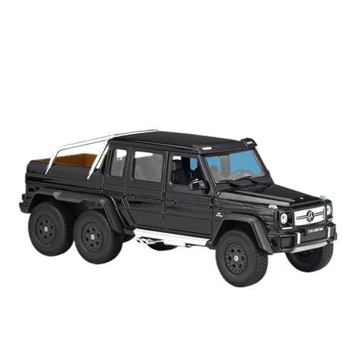 Maßstab 1:24 Geeignet Für AMG G63 6X6 Simulation Legierung Auto Modell Sammlung Ornamente(Black) von GUOXUN