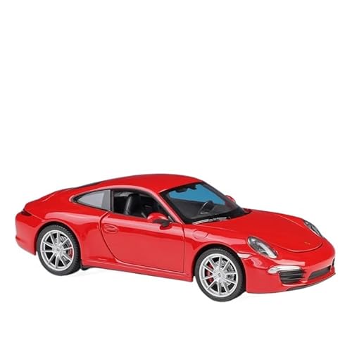 Maßstab 1:24 Geeignet Für Carrera S 991 Sportwagensimulation Legierung Automodellsammlung Ornamente(Red) von GUOXUN