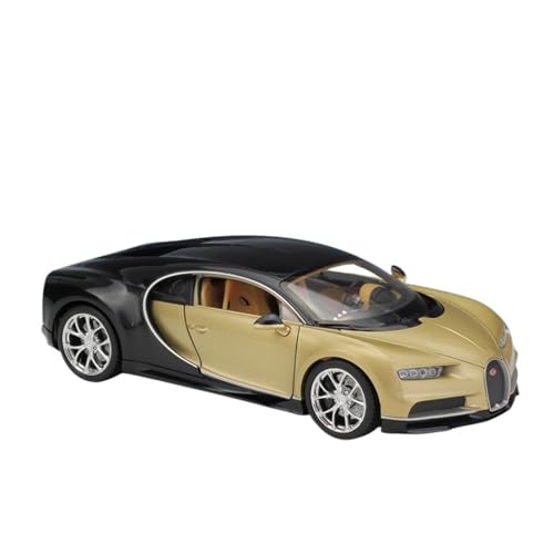 Maßstab 1:24 Geeignet Für Chiron Supercar Limited Edition Simulationslegierung Automodellsammlung Ornamente(Gold) von GUOXUN