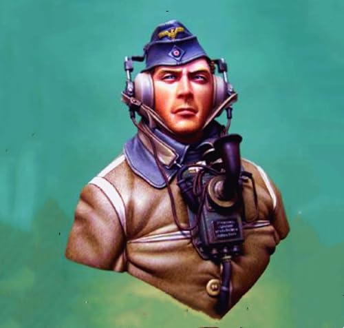 1/10 WW2 German Soldier Resin Bust Model Kit Unbemalt und unmontiert Miniatur Resin Modell bausatz //U8x0L5 von GUOZHAN