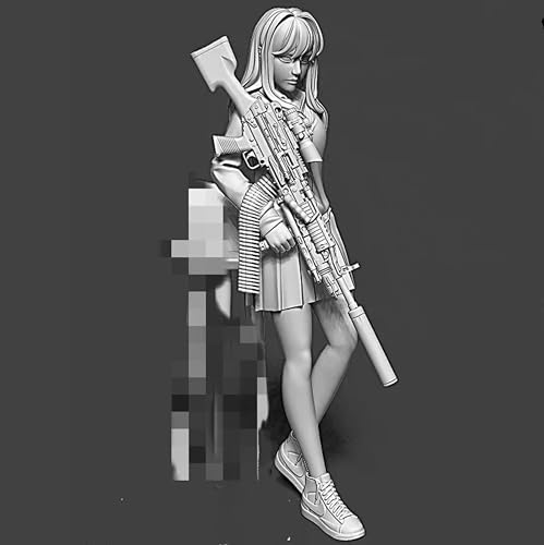 1/16 Sci-Fi Agent Female Soldier Resin Modellbausatz Unbemalter und unmontierter Miniatur Resin Modell bausatz //U7x6L6 von GUOZHAN