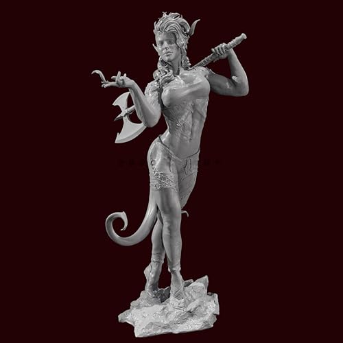 1/24 Ancient Female Warrior Resin Model Kit Unbemalt und unmontiert Resin Model Kit //9x5L1 von GUOZHAN