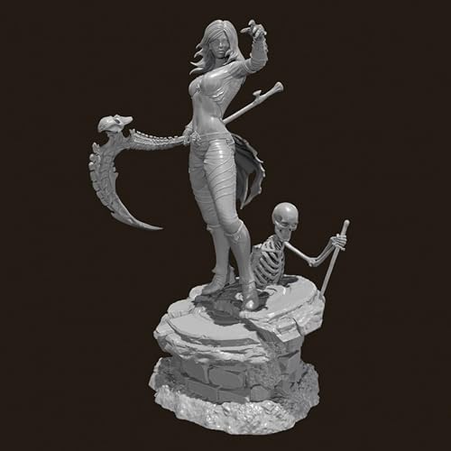 1/24 Ancient Female Warrior Resin Model Kit Unbemalt und unmontiert Soldat Resin Model Kit // b9E6h4 von GUOZHAN