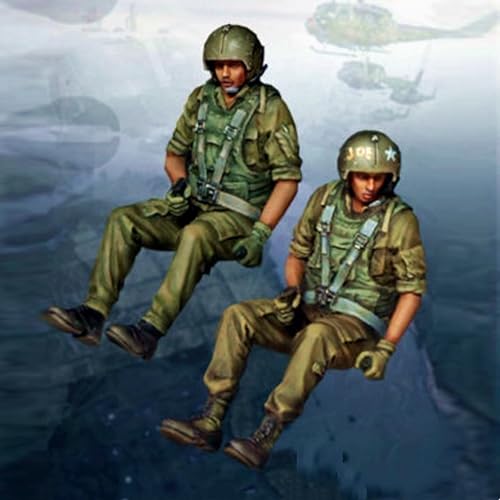 1/35 Helicopter Pilot Soldier Resin Model Kit Unbemalt und unmontiert Soldier Resin Model Kit (2 Personen, kein Flugzeug)// b9E2h2 von GUOZHAN