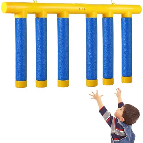 Challenge Game,Catching Sticks Game Reaction Training Toy,Drop-Stick-Spiel,Reaktionstraining-Fangstäbchen-Spiel mit 3 Einstellbare Geschwindigkeiten,Hand-Augen-Koordinationsspiel für Kinder (Blau) von GUSHE