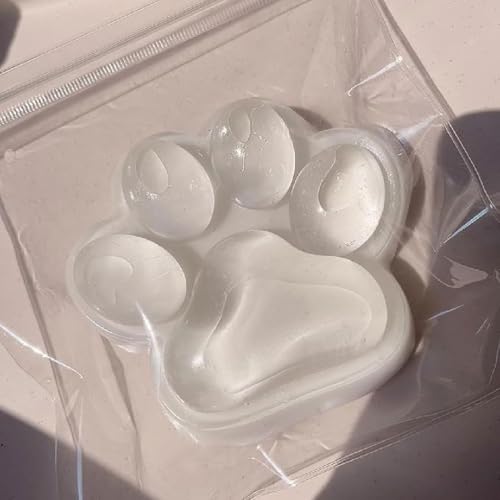 Large Cat Paw Taba Squishy Toy Handmade Taba Squishy Big Cat Paw Squeeze Toys, Katzenpfoten Stressabbau Spielzeug, Katzenpfoten Quetschspielzeug mit Bällen, Handgemachtes aus Silikon zum Stressabbau von GUSHE