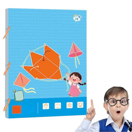 Pull String 3D Geometry Learning Book, Pull String 3D Geometrie-Lernbuch, Geometriekörper für Einsteiger mit 9/12/15 Solids Geometrische Modelle, Learning Mathe Geometrische Körper Flächen (15-Model) Pull String 3D Geometry Learning Book, Pull String 3D Geometrie-Lernbuch, Geometriekörper für Einsteiger mit 9/12/15 Solids Geometrische Modelle, Learning Mathe Geometrische Körper Flächen (15-Model) von GUSHE