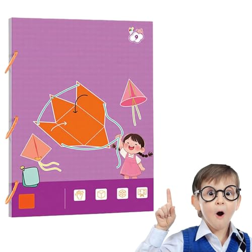 Pull String 3D Geometry Learning Book, Pull String 3D Geometrie-Lernbuch, Geometriekörper für Einsteiger mit 9/12/15 Solids Geometrische Modelle, Learning Mathe Geometrische Körper Flächen (9-Model) Pull String 3D Geometry Learning Book, Pull String 3D Geometrie-Lernbuch, Geometriekörper für Einsteiger mit 9/12/15 Solids Geometrische Modelle, Learning Mathe Geometrische Körper Flächen (9-Model) von GUSHE