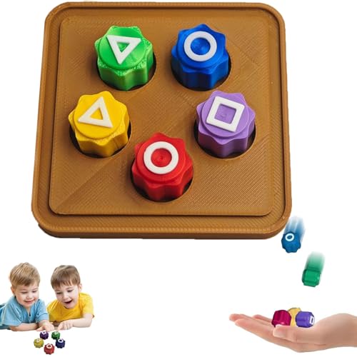 GUUIESMU 5PCS Gonggi Korean Game,Gonggi Spiel,gonggi Traditionelles,Stone Pebbles Set,traditionelles Koreanisches Spiel,gonggi-Koreanisches Spiel,gonggi Jack Stone Pebbles Set (5PCS+Base) von GUUIESMU