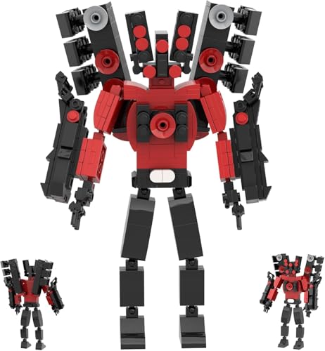 GUUIESMU Building Blocks,Bausteine,The New Upgraded Titan Cameraman,Series Figure Model Reproducible Assembly,Fun Educational Toys (A) von GUUIESMU