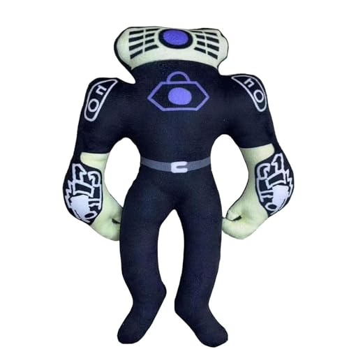 GUUIESMU Upgrade Titan Drillman Plush,Upgraded Titan Tv Man Plush,Tv Man Toy,Titan Speaker Man Plush,Stuffed Adventure Anime Game Figure Halloween for Fans (C) von GUUIESMU