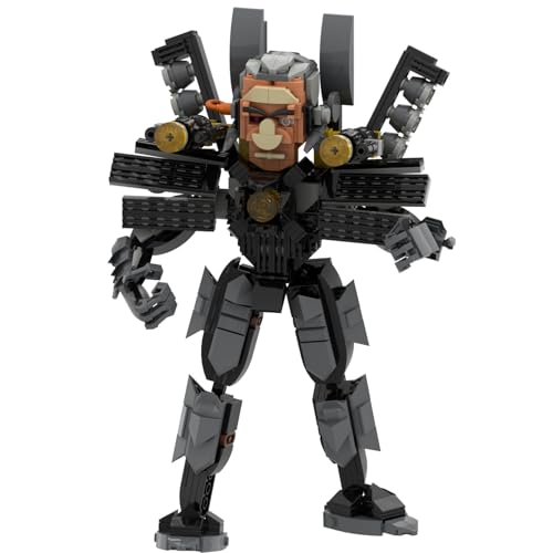 GUUIESMU Upgrade Titan Tv Man,G-Man,Upgraded Titan Speaker Man,Titan Cameraman Upgraded,Upgrade Titan Drillman,Titan Clockman,Upgraded Titan Speakman,Reproducible Assembly Block Toy (732) von GUUIESMU