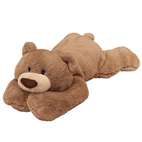 GUUIESMU Weighted Anxiety Stuffed Animal Cuddly Toy for Stress Relief,Weighted Stuffed Animal for Anxiety,Anxiety Kuscheltier Gewicht FüR Erwachsene,Suitable for People with Stress (Brown Bear,55cm) von GUUIESMU