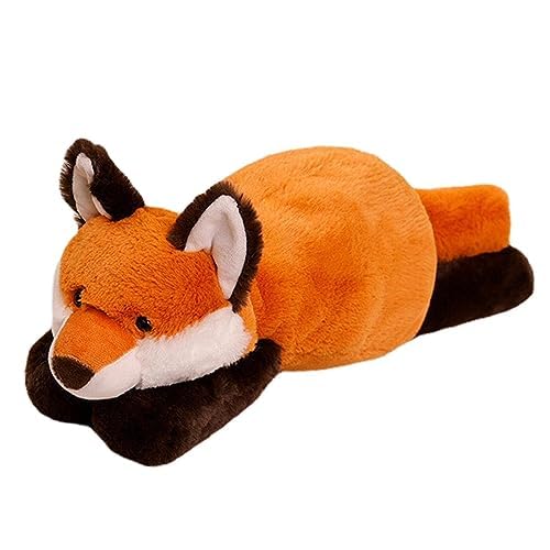 GUUIESMU Weighted Anxiety Stuffed Animal Cuddly Toy for Stress Relief,Weighted Stuffed Animal for Anxiety,Anxiety Kuscheltier Gewicht FüR Erwachsene,Suitable for People with Stress (Fox,55cm) von GUUIESMU