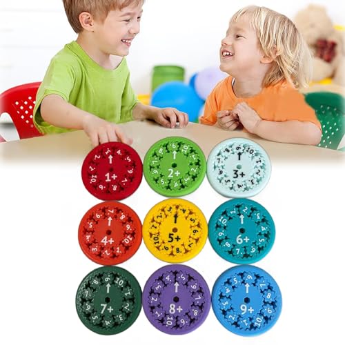 Math Fidget Spinners,Math Facts Fidget Spinners,Spinners for Math Games,Mini Fidget Spinners,Fidget Spinner Toy, Math Fidget Spinners Games for Boys and Girls (Addition & subtraction) von GUUIESMU