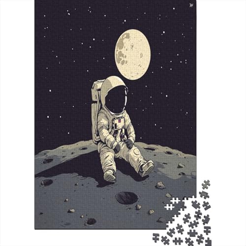 Astronaut Puzzle 1000 Teile,Puzzle Für Erwachsene, Impossible Puzzle,Puzzle 1000 Puzzle Home DekoRatteion Puzzle,Erwachsenenpuzzle Puzzel 1000pcs (75x50cm) von GUYDZOOM