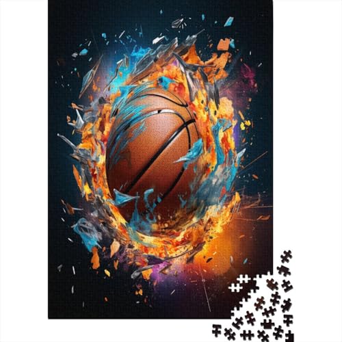 Basketball Puzzle 1000 Teile - Puzzle Für Erwachsene, Puzzle, Puzzlespiel Erwachsenen Puzzlespiel Puzzel 1000pcs (75x50cm) von GUYDZOOM