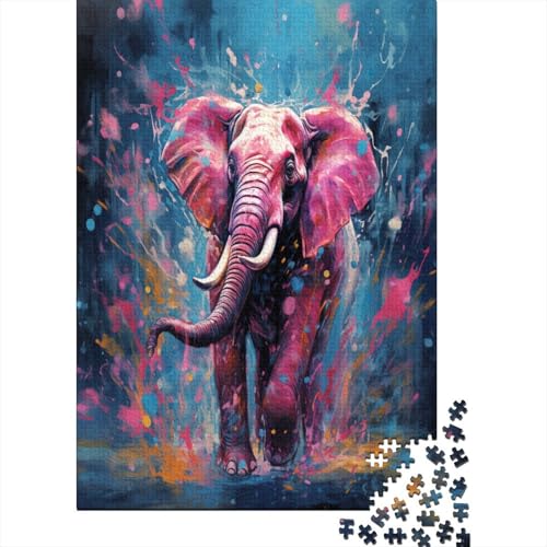 Elefant Puzzlespiel 1000 Teile, Puzzle Erwachsene 1000 Teile, Impossible Puzzle GesKükenlichkeitsspiel Für Die Ganze Familie, Puzzle Erwachsene 1000 Teile Puzzel 1000pcs (75x50cm) von GUYDZOOM