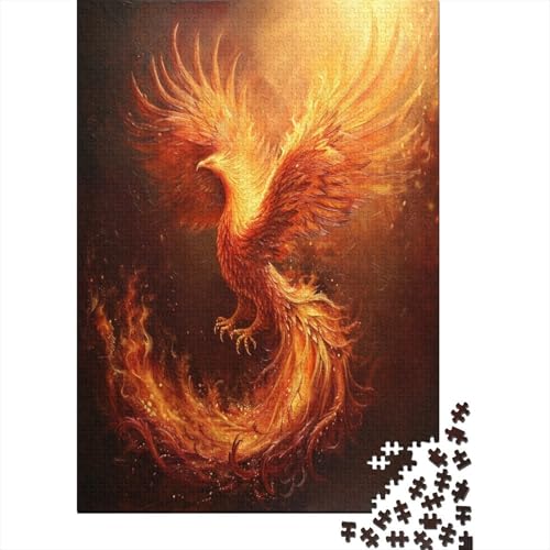 Phoenix Puzzle 1000 Teile Puzzle Für Erwachsene Und Kinder Ab 14 Jahren Puzzel 1000pcs (75x50cm) von GUYDZOOM