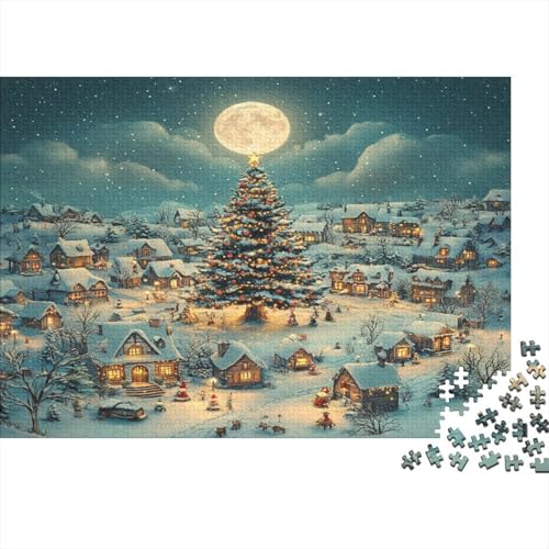 Weihnachtsbaum Puzzlespiel 1000 Teile Puzzle Für Erwachsene Und Kinder Ab 14 Jahren, Puzzle-Motiv Erwachsenen Puzzlespiel Puzzel 1000pcs (75x50cm) von GUYDZOOM