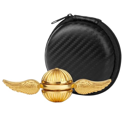 GWAWG 1pcs Golden Hand Spinner Fidget Spinner for Kids Adults, Metal Fidget Ball Cube Toy for Fans of The Magical World Decorative Desk Sensory Toy Party Birthday Gift for Stress Relief Anti Anxiet GWAWG 1pcs Golden Hand Spinner Fidget Spinner for Kids Adults, Metal Fidget Ball Cube Toy for Fans of The Magical World Decorative Desk Sensory Toy Party Birthday Gift for Stress Relief Anti Anxiet von GWAWG