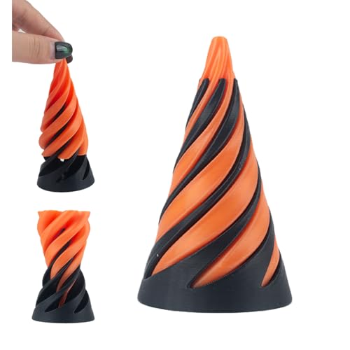 GWAWG Impossible Cone, Spiral Cone Fidget Toy, 3D Gedruckt Pyramide Passthrough Skulptur, für Kinder Und Erwachsene von GWAWG