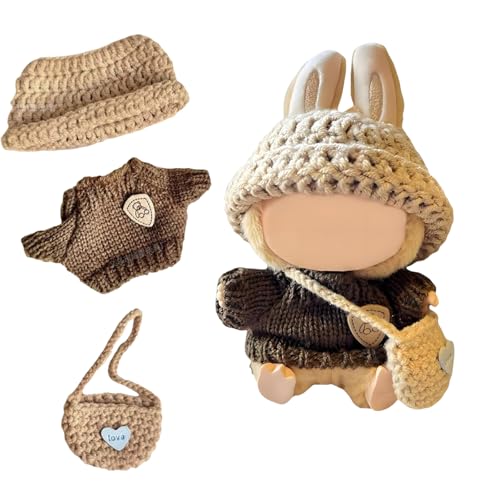 GWAWG Pack of 3 Mini Plush Dolls Clothing Outfit Clothing for Dolls Doll Accessories DIY Outfit for Dolls Jumper Hoodie Clothing Suitable for Children's Adult GWAWG Pack of 3 Mini Plush Dolls Clothing Outfit Clothing for Dolls Doll Accessories DIY Outfit for Dolls Jumper Hoodie Clothing Suitable for Children's Adult von GWAWG