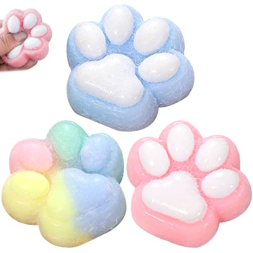 GWAWG Taba Squishy, Handgemachtes Squishy Big Cat Paw Squeeze Toys, Squishy Cat Paw, Lustige Neuheit Niedliche Tiere Stress Relieving Fidget Spielzeug für Kinder Erwachsene Perfekt für Angst, von GWAWG