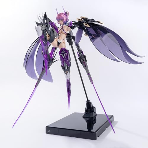 GWTCTOY 1:10 Mech-Actionfiguren, Starflower Black IRIS, Mecha Musume, Höhe 7,87 Zoll Sammelbare Mecha-Actionfiguren-Kits von GWTCTOY