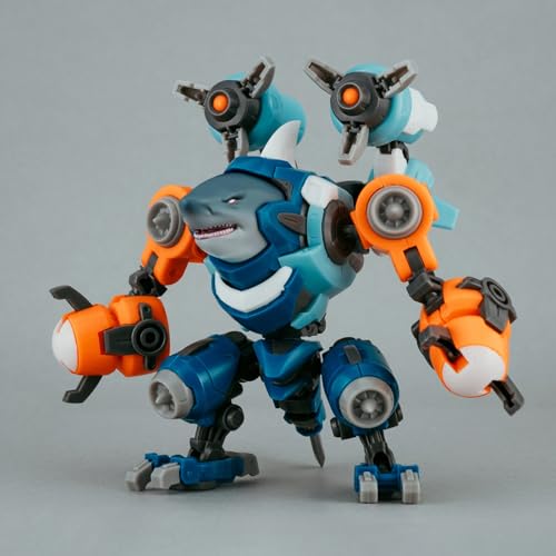 GWTCTOY 1:24 Abnehmbare Mech-Actionfigur, Nummer 57 Manhunter Deepsea Ripper, Höhe 10 cm, Mecha-Actionfiguren-Sammelsets GWTCTOY 1:24 Abnehmbare Mech-Actionfigur, Nummer 57 Manhunter Deepsea Ripper, Höhe 10 cm, Mecha-Actionfiguren-Sammelsets von GWTCTOY
