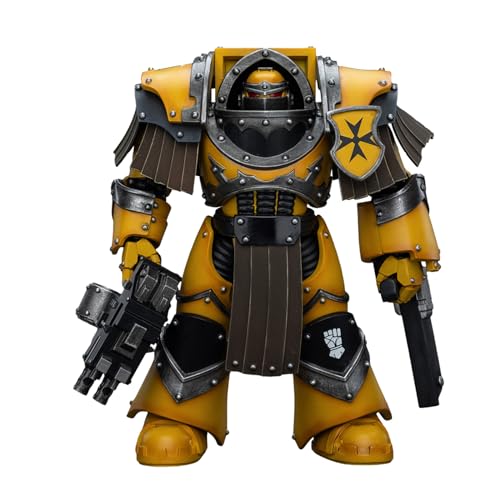 GWTCTOY JoyToy 30K Originallizenz 1:18 Actionfigur, Imperial Fists Legion Cataphractii Terminator Squad Legion Cataphractii mit Kettenfaust von GWTCTOY