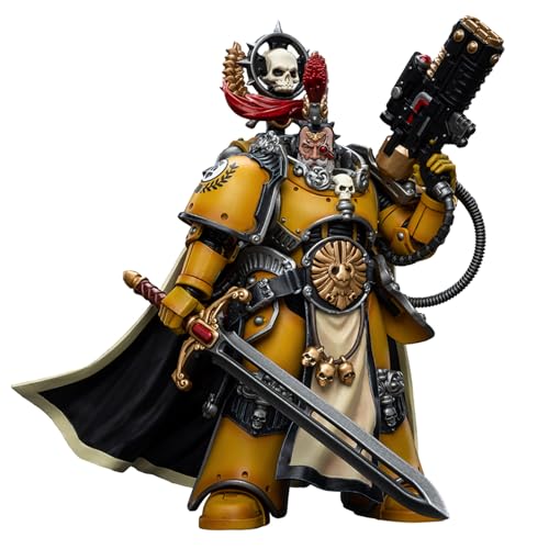 GWTCTOY JoyToy 30K Originallizenz 1:18 Actionfigur, Imperial Fists Legion Praetor mit Energieschwert, 14 cm große Bausätze für Sammel-Actionfiguren von GWTCTOY