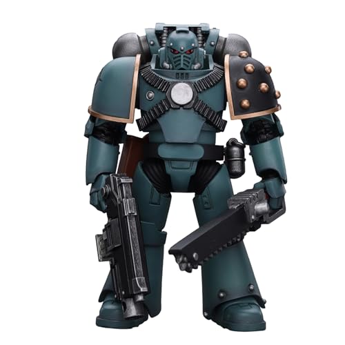 GWTCTOY JoyToy 30K Originallizenz 1:18 Actionfigur, Sons of Horus MKIV Taktischer Trupp Legionär mit Bolter, 12 cm große Bausätze für Sammel-Actionfiguren von GWTCTOY