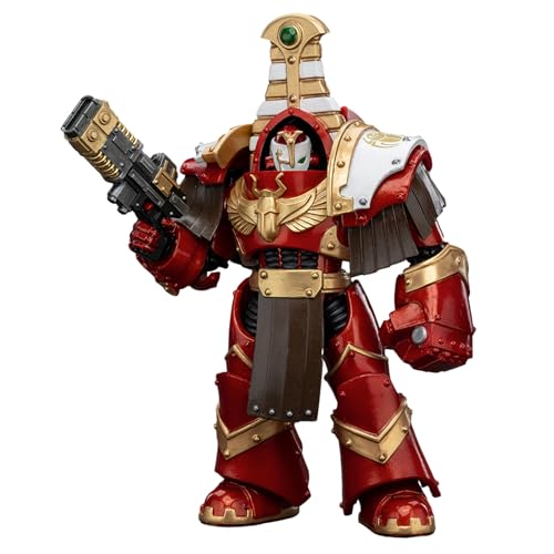 GWTCTOY JoyToy 30K Originallizenz 1:18 Actionfigur, Thousand Sons Sekhmet Terminator Cabal Sekhmet Volkite Charger and Power Fist, 13 cm große Bausätze für Sammel-Actionfiguren von GWTCTOY