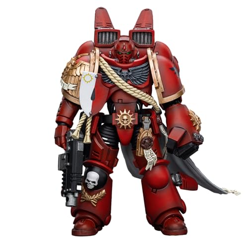 GWTCTOY JoyToy 40K Originallizenz 1:18 Actionfigur, Blood Angels Captain mit Sprungmodul, 12.2 cm große Bausätze für Sammel-Actionfiguren von GWTCTOY