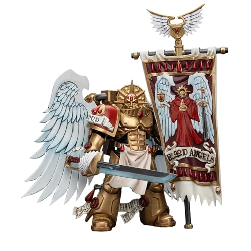 GWTCTOY JoyToy 40K Originallizenz 1:18 Actionfigur, Blood Angels Sanguinary Guard Sanguinary Ancient, 12 cm große Bausätze für Sammel-Actionfiguren von GWTCTOY