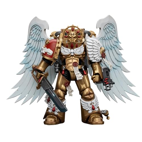 GWTCTOY JoyToy 40K Originallizenz 1:18 Actionfigur, Blood Angels Sanguinary Guard with Encarmine Sword 1, 12 cm große Bausätze für Sammel-Actionfiguren von GWTCTOY