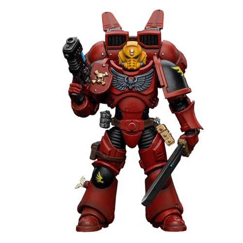 GWTCTOY JoyToy 40K Originallizenz 1:18 Actionfigur, Blood Angels Sprungmodul Intercessors Sergeant mit Plasmapistole, 12.2 cm große Bausätze für Sammel-Actionfiguren von GWTCTOY