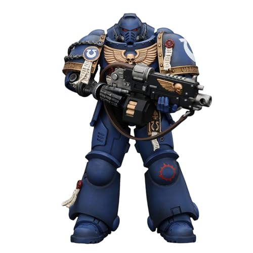 GWTCTOY JoyToy 40K Originallizenz 1:18 Actionfigur, Space Marine 2 Uitramarines Brother Chairon, 12.8CM große Bausätze für Sammel-Actionfiguren von GWTCTOY